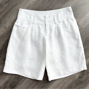Mexx white linen shorts